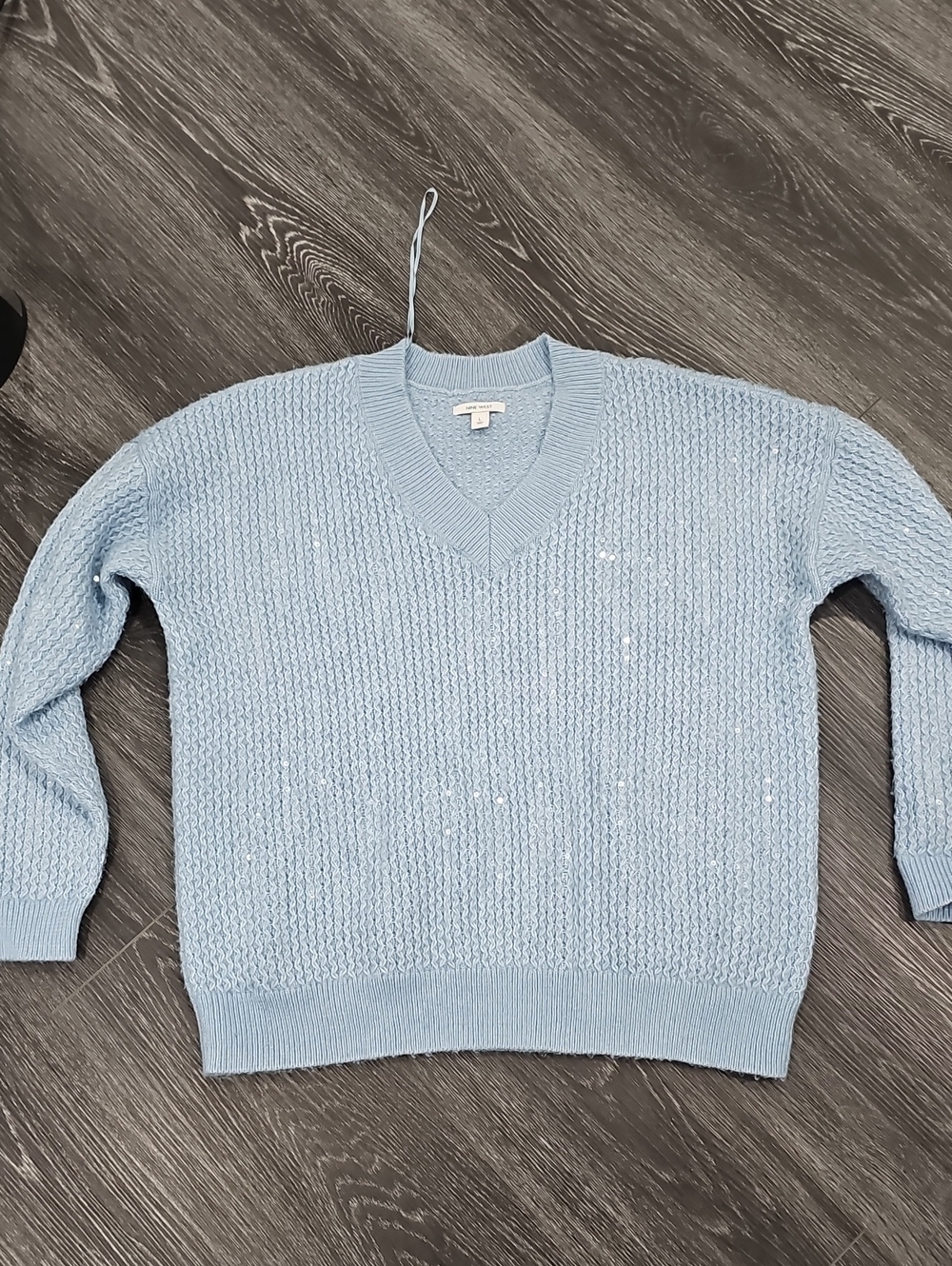 Nine West Baby Blue Sweater Size L